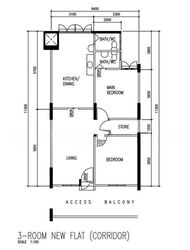 Blk 103 Bedok North Avenue 4 (Bedok), HDB 3 Rooms #630221581